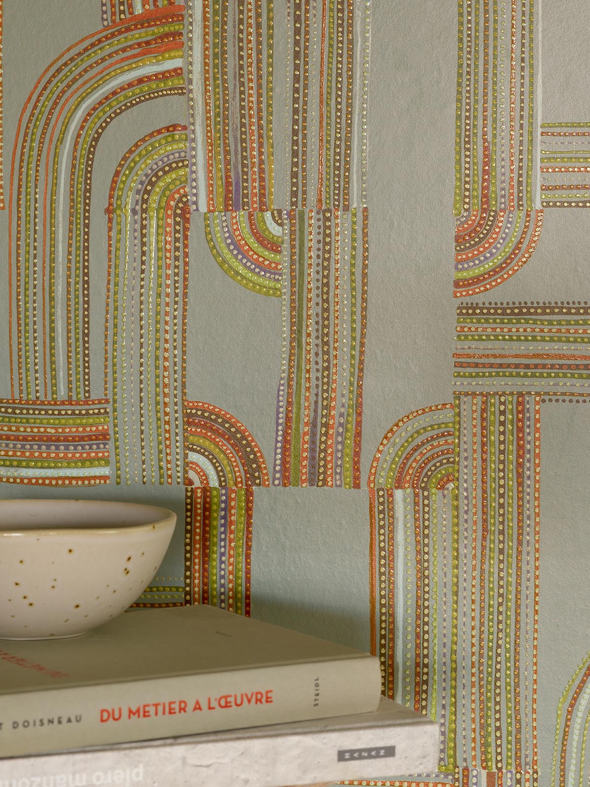 Baya Wallpaper by Pierre Frey shown in a room setting (view 2)