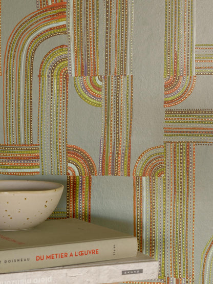 Baya Wallpaper by Pierre Frey shown in a room setting (view 2)
