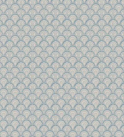 Beata Wallpaper by Sandberg Misty Blue