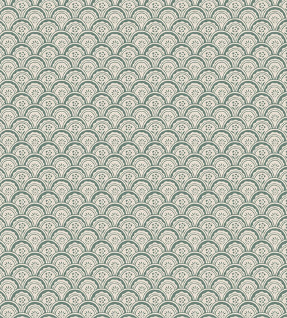 Beata Wallpaper by Sandberg Moss Green