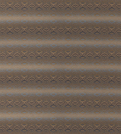 Beaumaris Fabric by Mulberry Home Granite/Blue