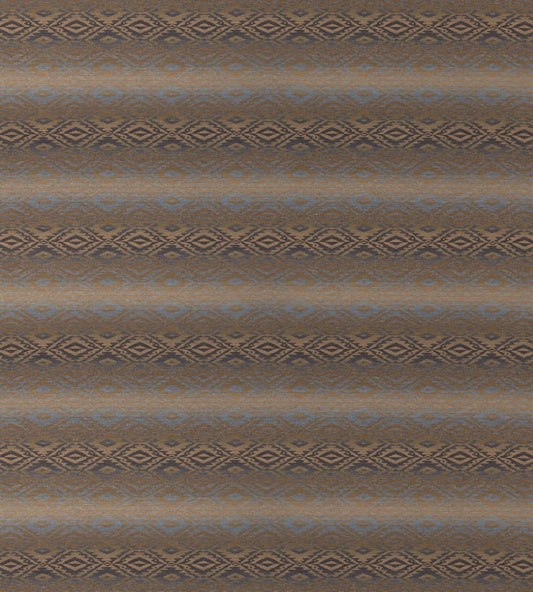 Beaumaris Fabric by Mulberry Home Granite/Blue