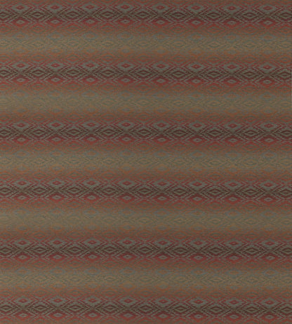 Beaumaris Fabric by Mulberry Home Red/Green
