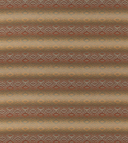 Beaumaris Fabric by Mulberry Home Russet/Gold