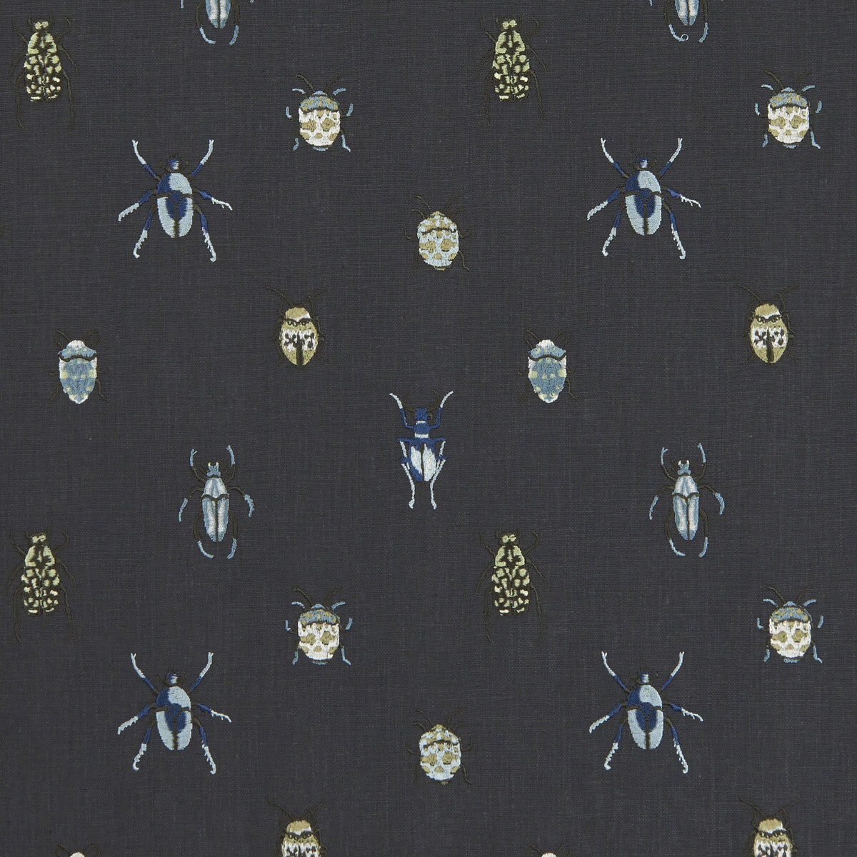 Beetle Mineral fabric by Clarke & Clarke
