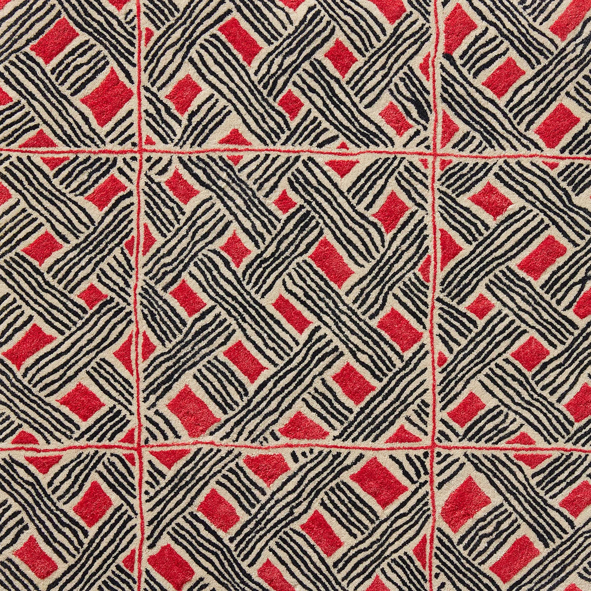 Behanzin Rug by Le Manach in Groseille (LT101001)