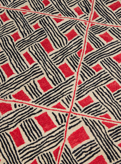 Behanzin Rug by Le Manach shown in a room setting (view 2)