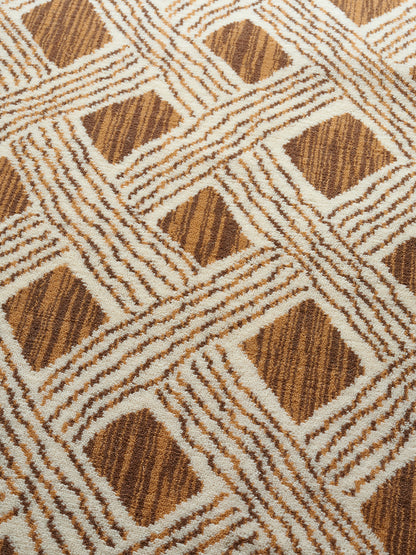 Behanzin Wilton Stair Runner by Le Manach shown in a room setting (view 2)