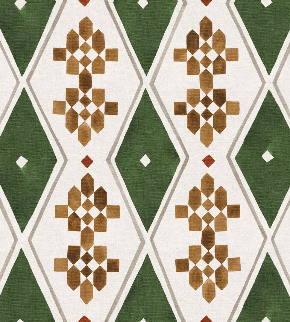 Beldi Rugs Wallpaper by Coordonne Leaves