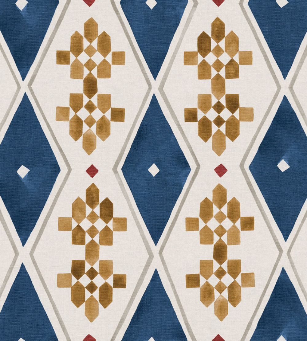 Beldi Rugs Wallpaper by Coordonne Ultramarine