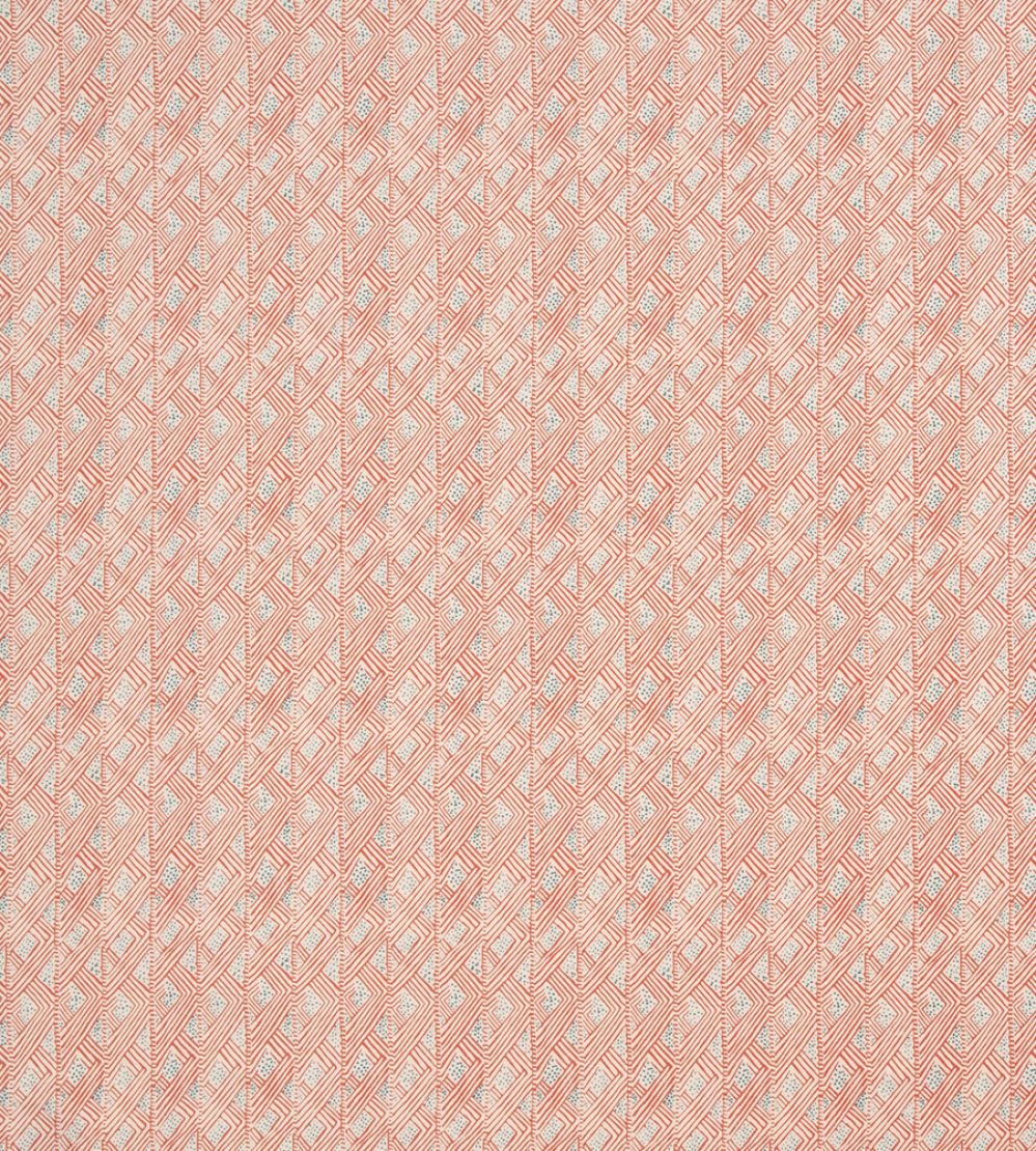 Belge Fabric by Christopher Farr Cloth Coral
