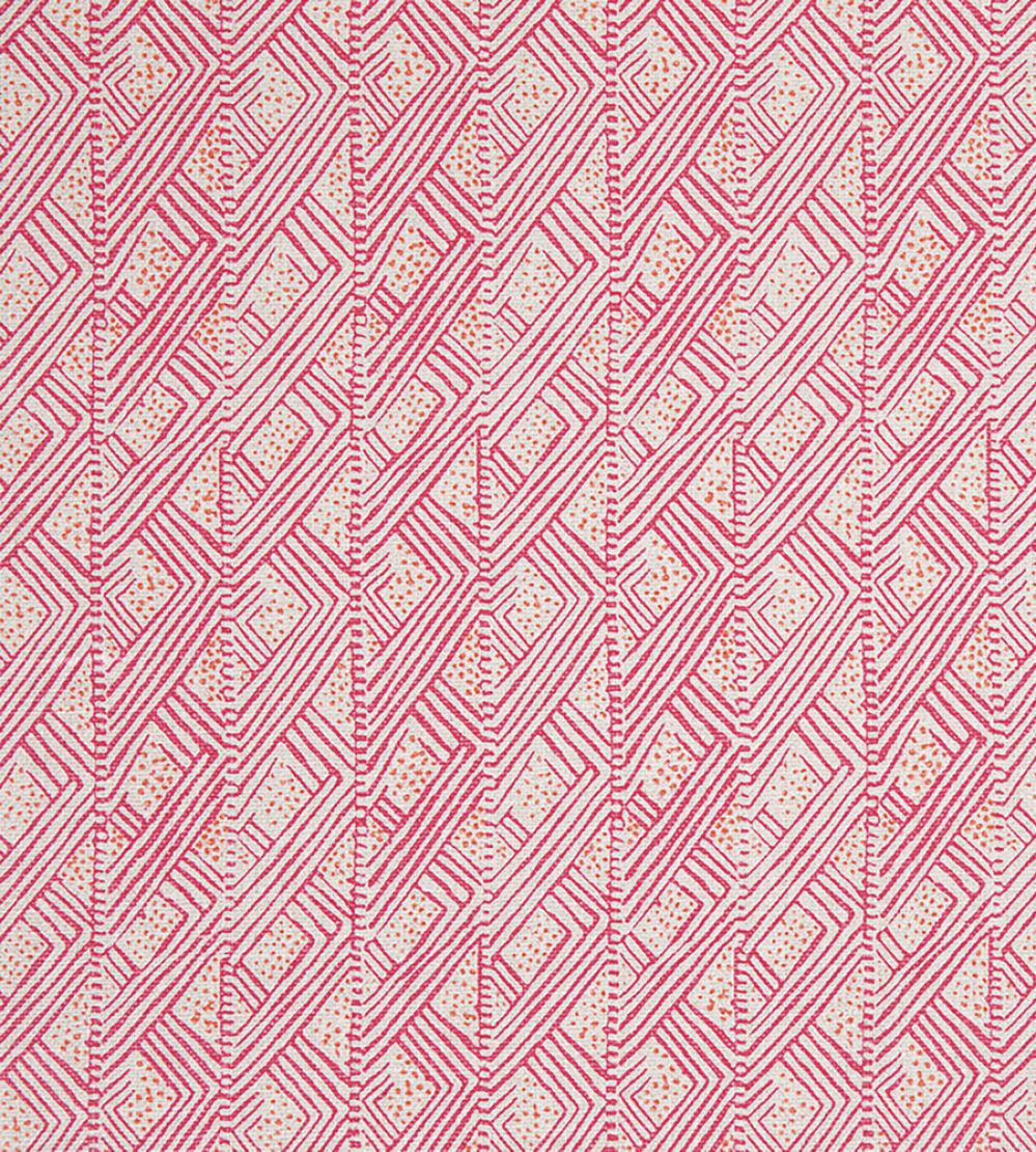 Belge Fabric by Christopher Farr Cloth Hot Pink