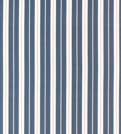 Belgravia Fabric by Clarke & Clarke Navy/Rouge