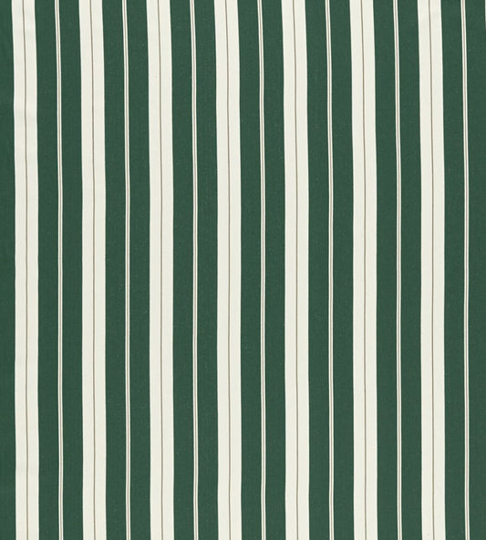 Belgravia Fabric by Clarke & Clarke Racing Green/Linen