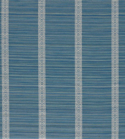 Bellagio Stripe Fabric by Zoffany Azure