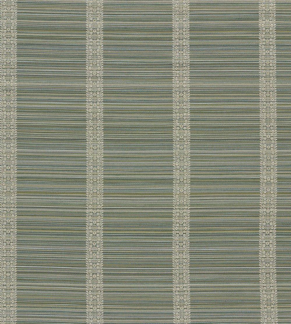 Bellagio Stripe Fabric by Zoffany Eau De Nil