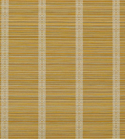 Bellagio Stripe Fabric by Zoffany Silk Yellow