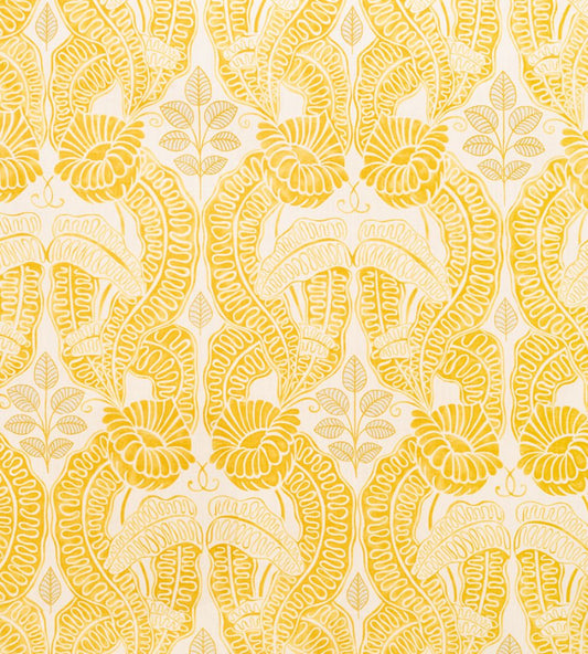 Belle De Nuit Fabric by Christopher Farr Cloth Lemon