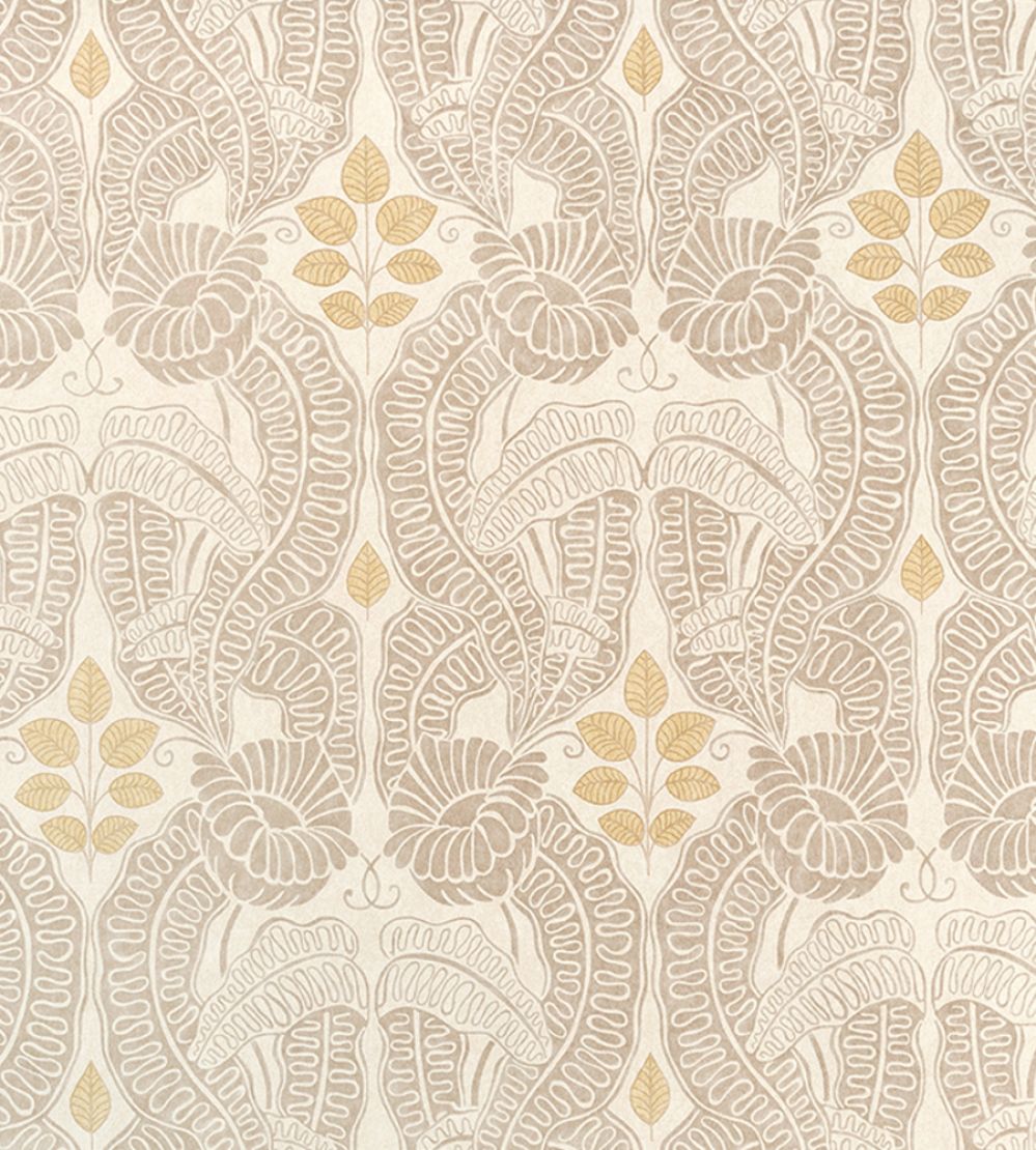Belle De Nuit Fabric by Christopher Farr Cloth Natural