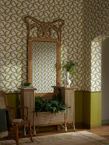 Belle de Provence Wallpaper by Pierre Frey shown in a room setting (view 1)