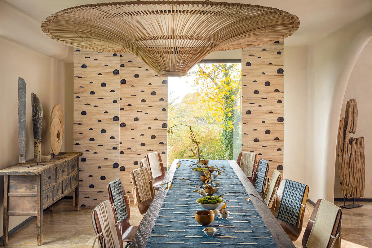 Belle Lune Wallpaper by Pierre Frey shown in a room setting (view 1)