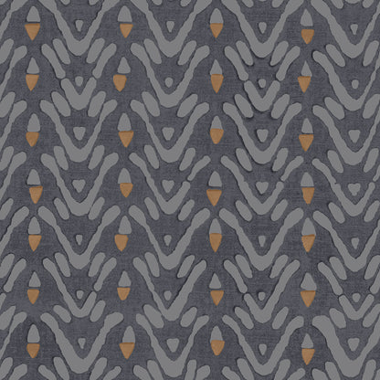 Bellflower Wallpaper by Galbraith & Paul in Carbon