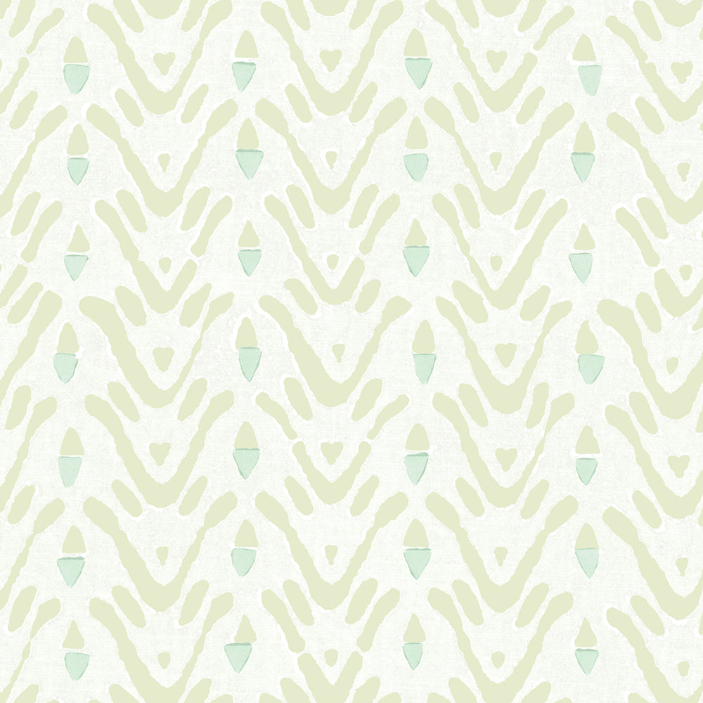 Bellflower Wallpaper by Galbraith & Paul in Cucumber