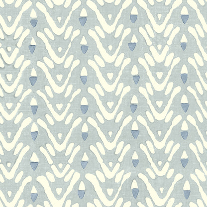 Bellflower Wallpaper by Galbraith & Paul in Dolphin