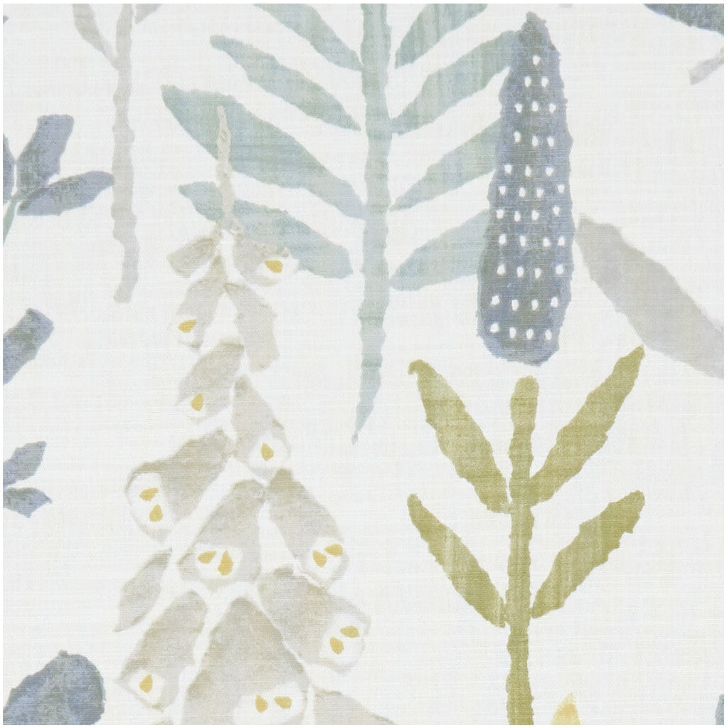 Bellflower Chambray/Honey fabric by Clarke & Clarke