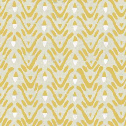 Bellflower Wallpaper by Galbraith & Paul in Ochre
