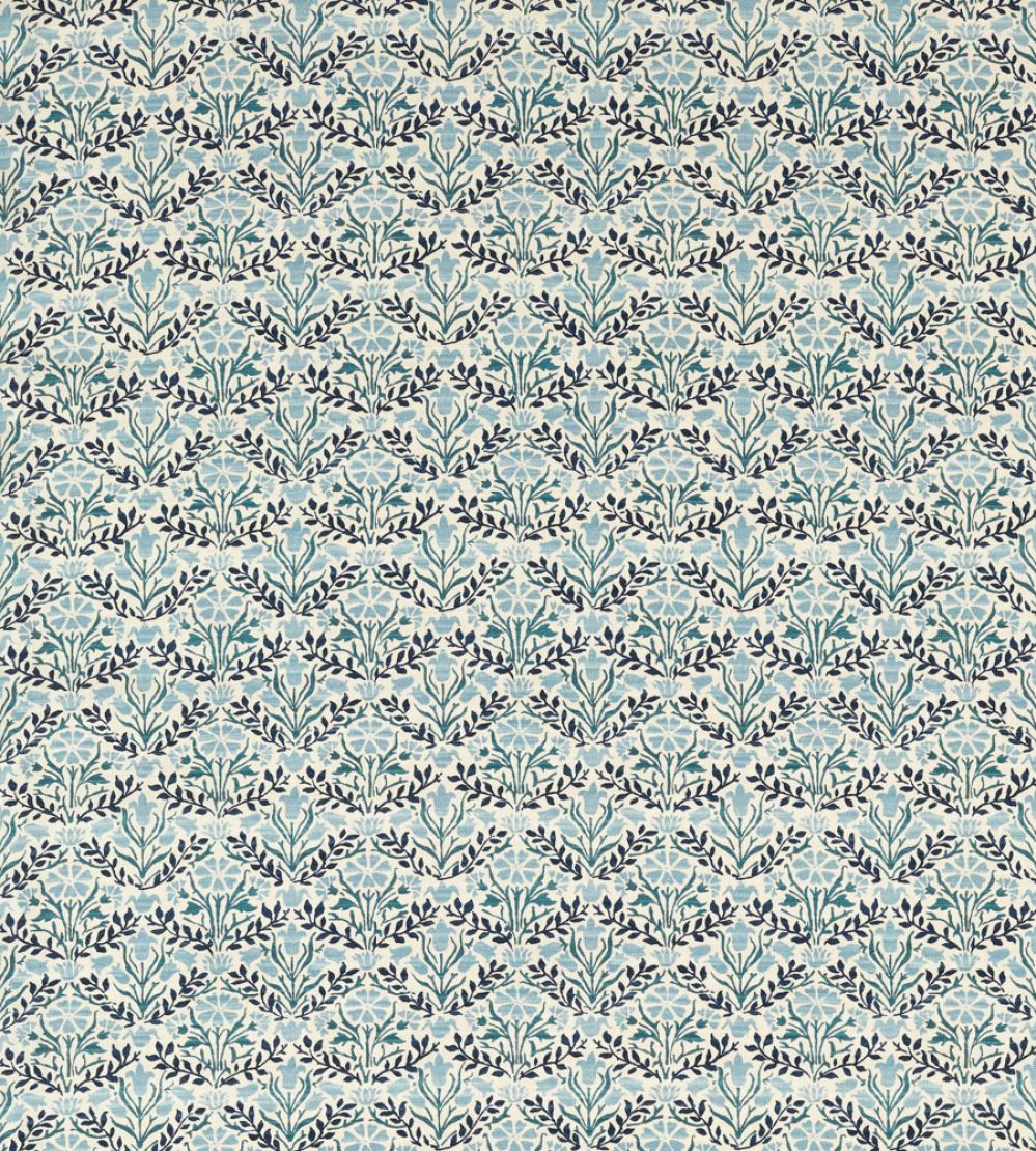 Bellflowers Fabric by Morris & Co Mineral Blue