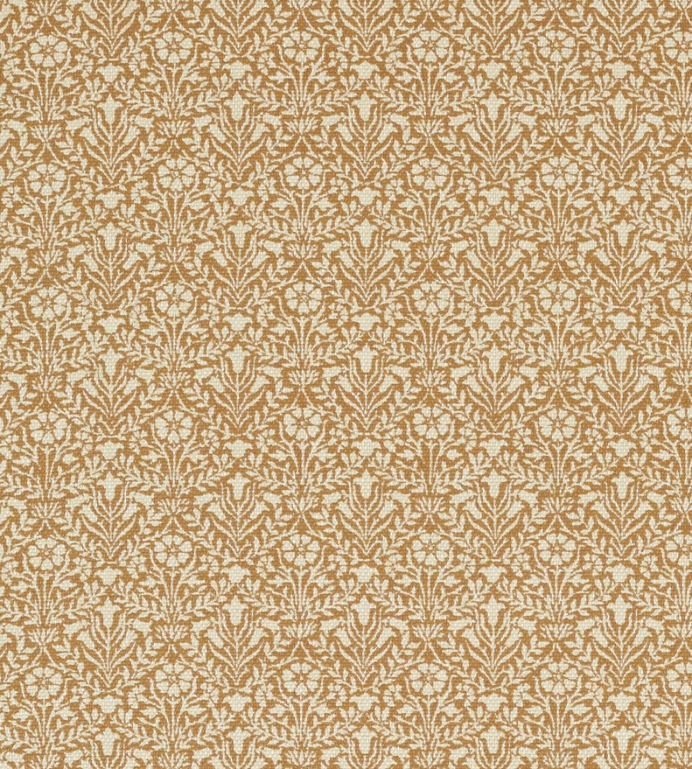 Bellflowers Weave Fabric by Morris & Co Bark