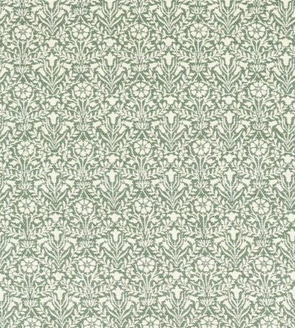 Bellflowers Weave Fabric by Morris & Co Seagreen