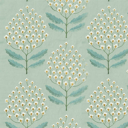 Bellis Blue Clay fabric by Sanderson
