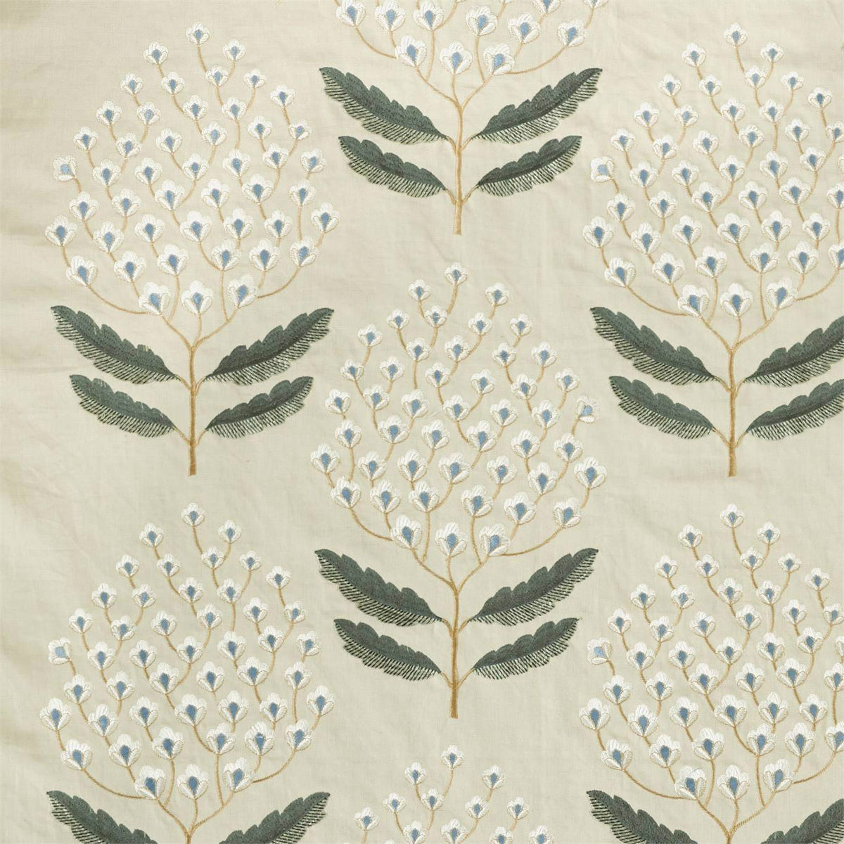 Bellis Silver Fern fabric by Sanderson