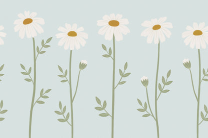 Bellis Blue mural by Hovia