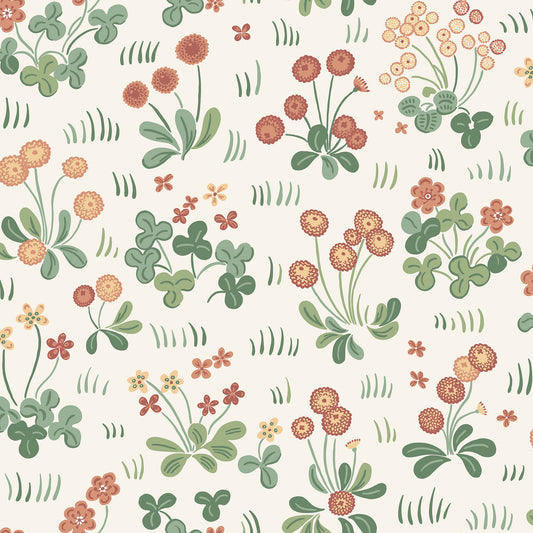 Bellis Red wallpaper by Sandberg