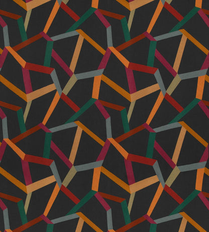 Beltane Fabric by Mulberry Home Midnight Blue