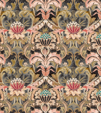 Belvedere Fabric by Arley House Pink Diamond