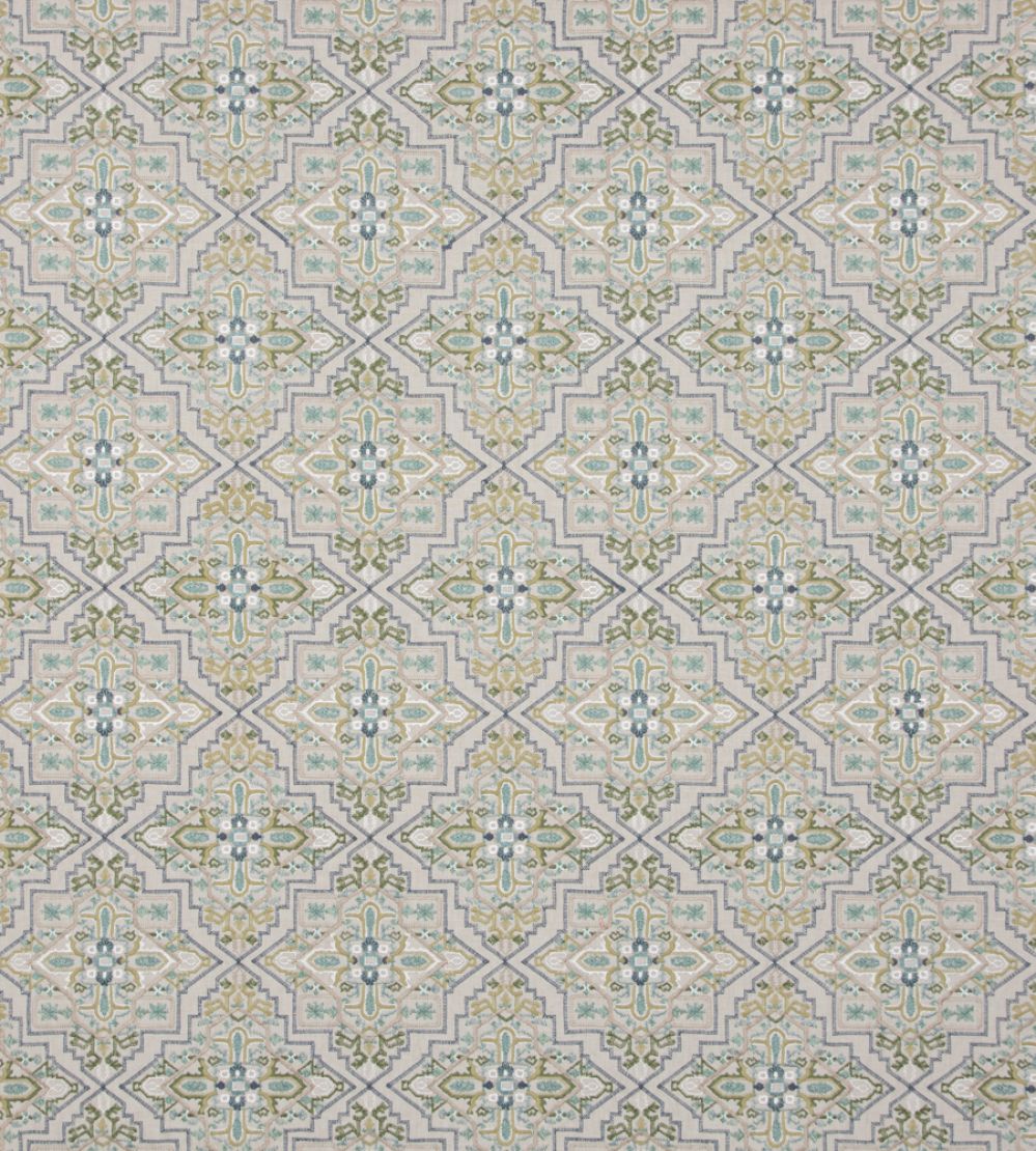 Benaki Fabric by GP & J Baker Aqua