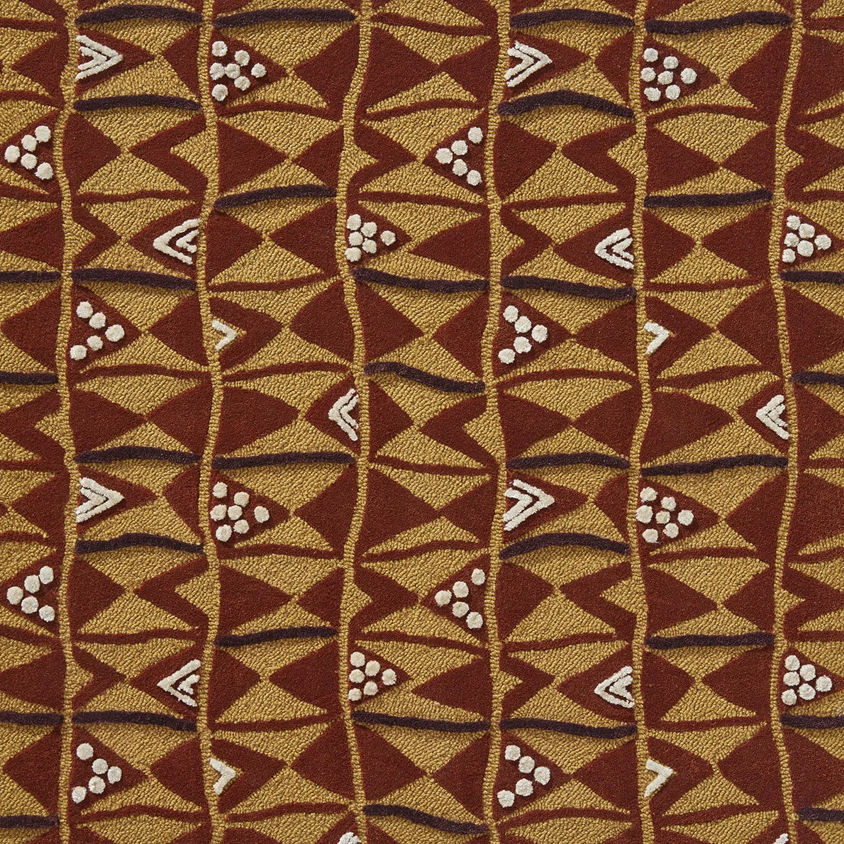 Benin Laine Rug by Le Manach in Caramel (LT111001)