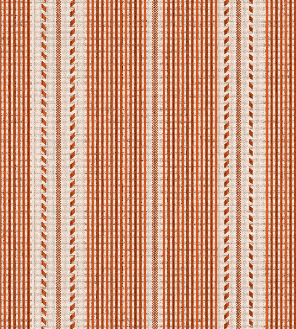 Berber Stripes Wallpaper by MINDTHEGAP Rouge