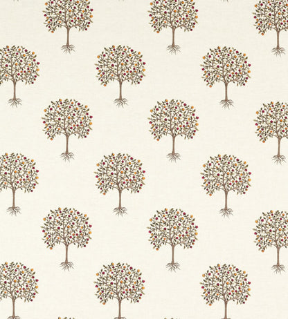 Bergamot Fabric by Clarke & Clarke Multi/Linen