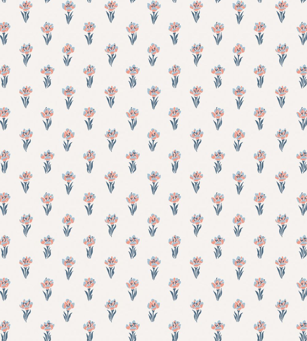 Betty Wallpaper by Sandberg Blue