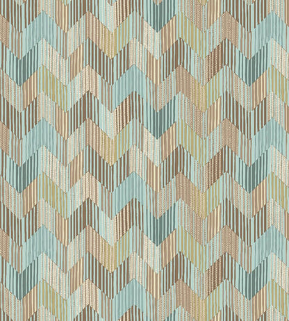Betulle Wallpaper by Missoni Blue/Tan