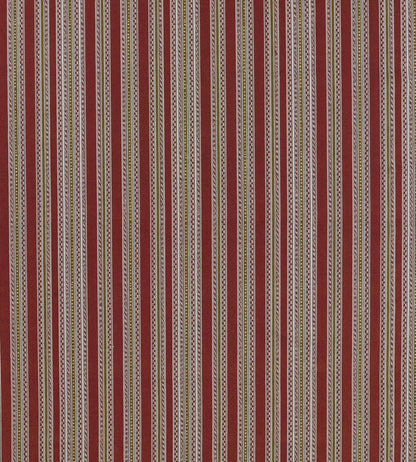 Bexleyheath Stripe Fabric by Morris & Co Wine