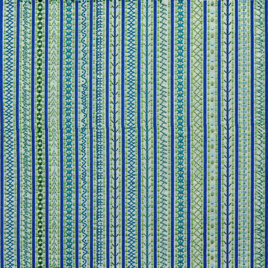 Capri Fabric by Lee Jofa in Blue/Green