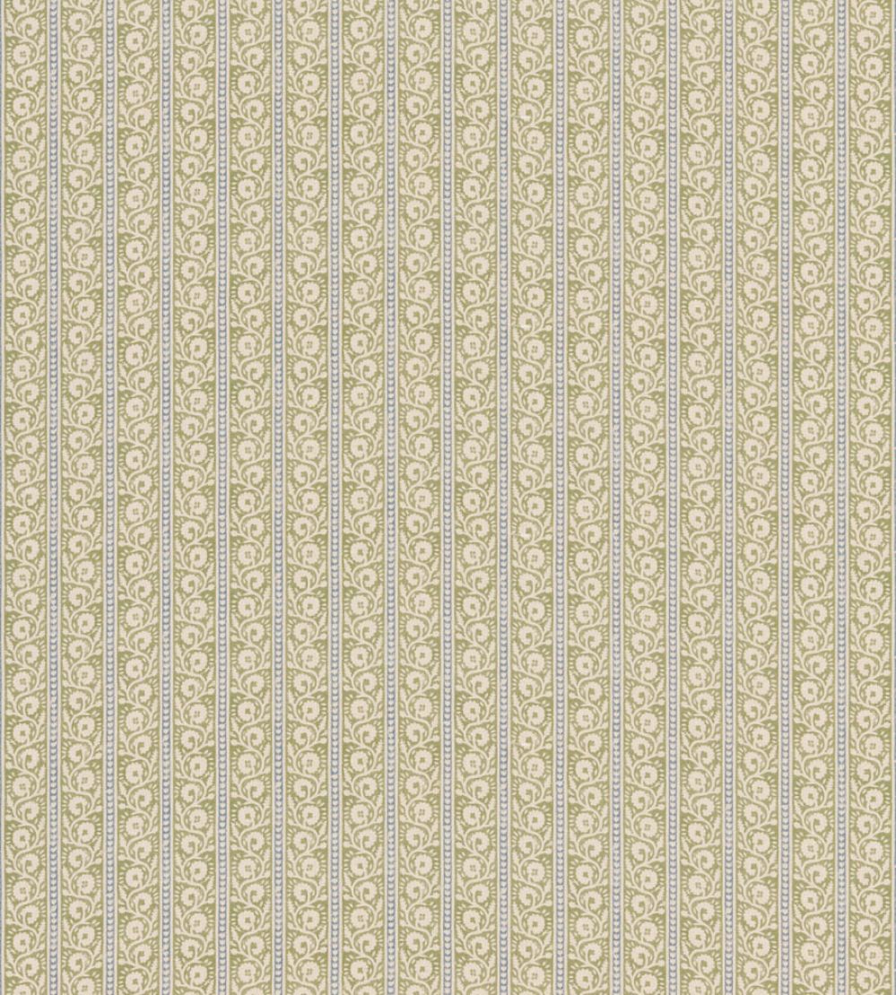 Bibury Fabric by GP & J Baker Green/Blue