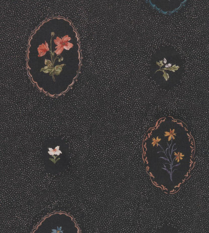 Bibury Sprig Fabric by Parker & Jules Midnight