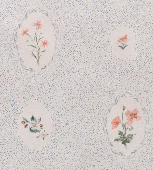 Bibury Sprig Fabric by Parker & Jules Sky Blue